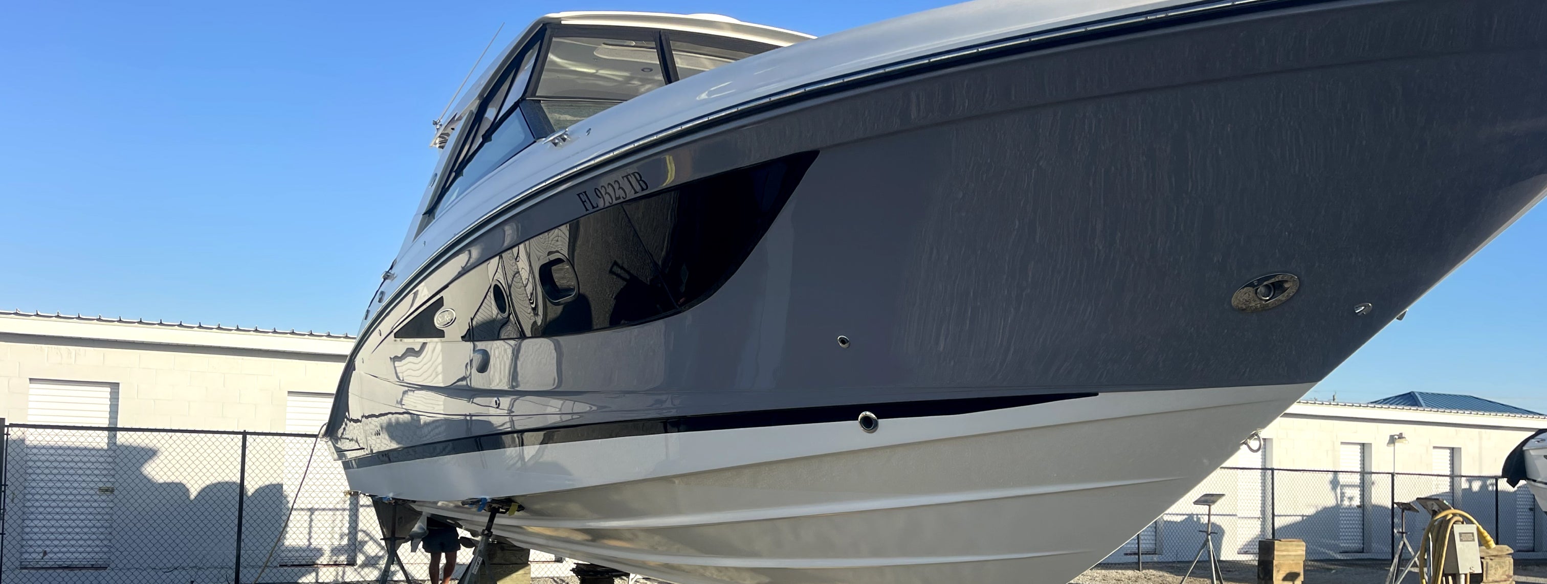 BOTTOM PAINT CONVERSION WITH POSEIDON EXTREME ON A SEA RAY