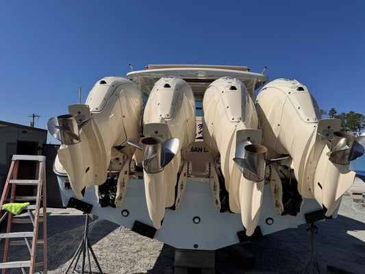 HULL PRO: TOP TO BOTTOM PROTECTION ON A GRADY WHITE 405