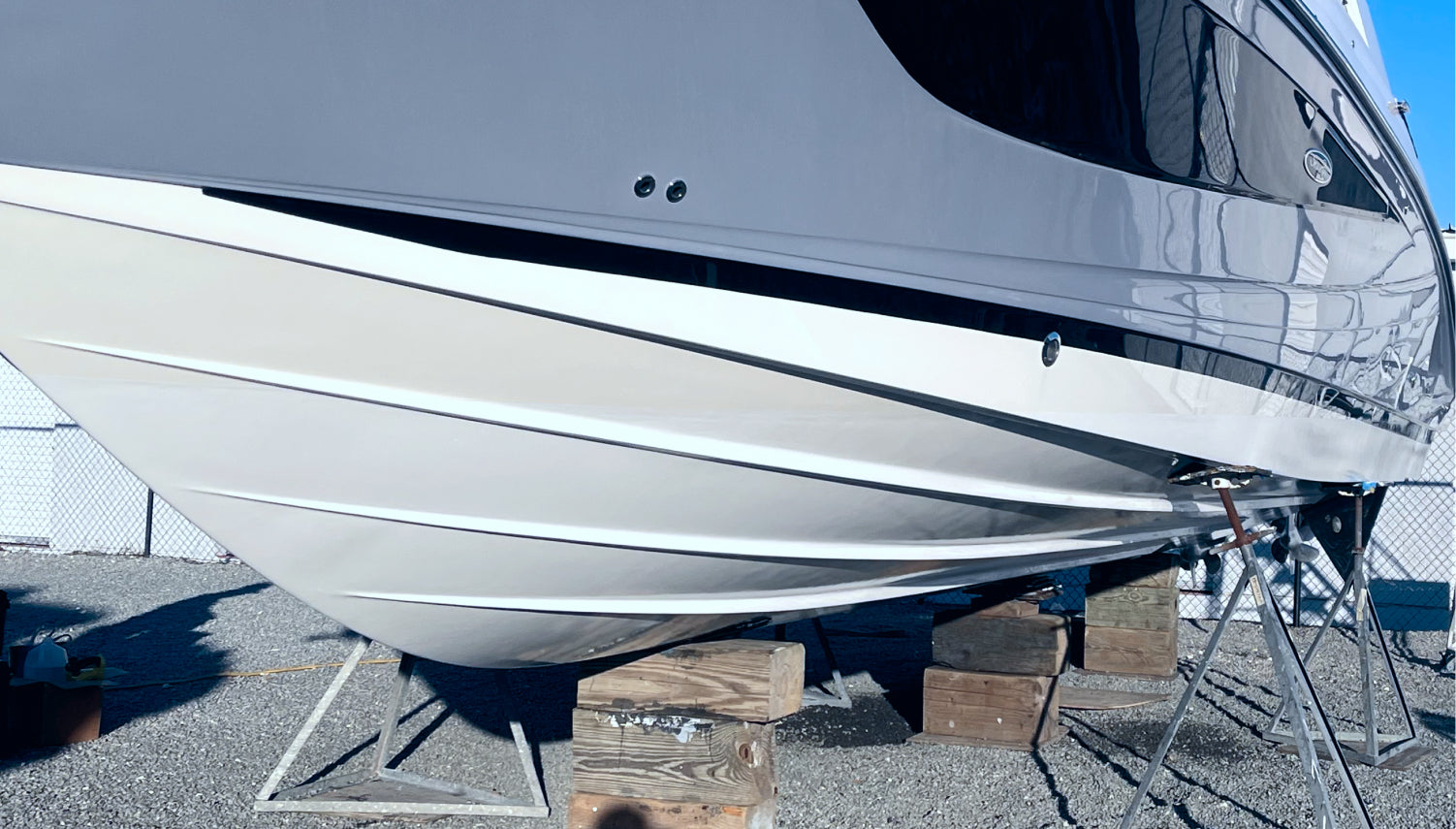 BOTTOM PAINT CONVERSION WITH POSEIDON EXTREME ON A SEA RAY
