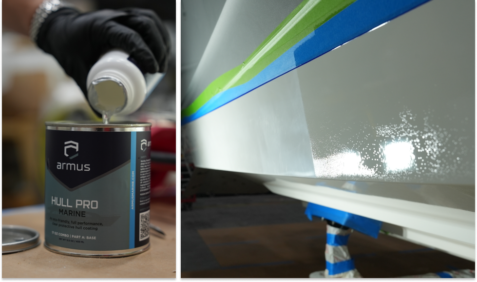 HULL PRO MAXIMIZES PERFORMANCE AND PROTECTION ON A BOSTON WHALER 360 OUTRAGE