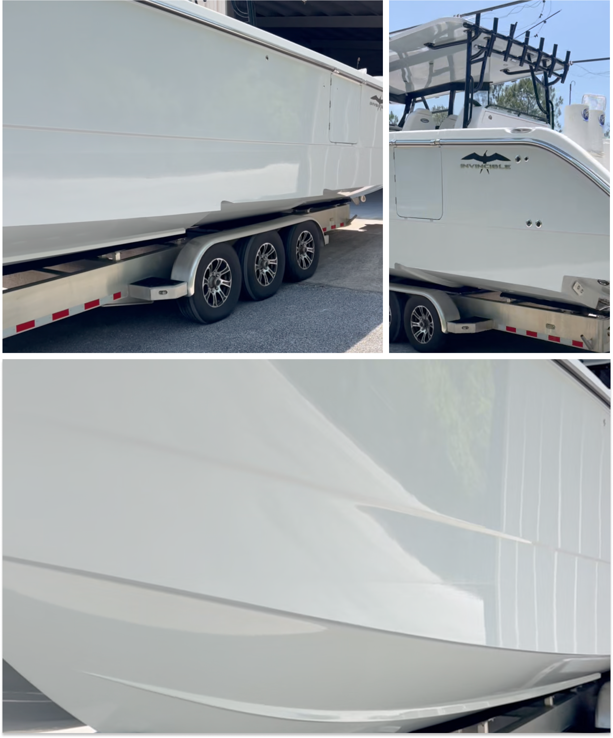 HULL PRO: STRENGTH AND FUEL SAVINGS FOR A 40' INVINCIBLE