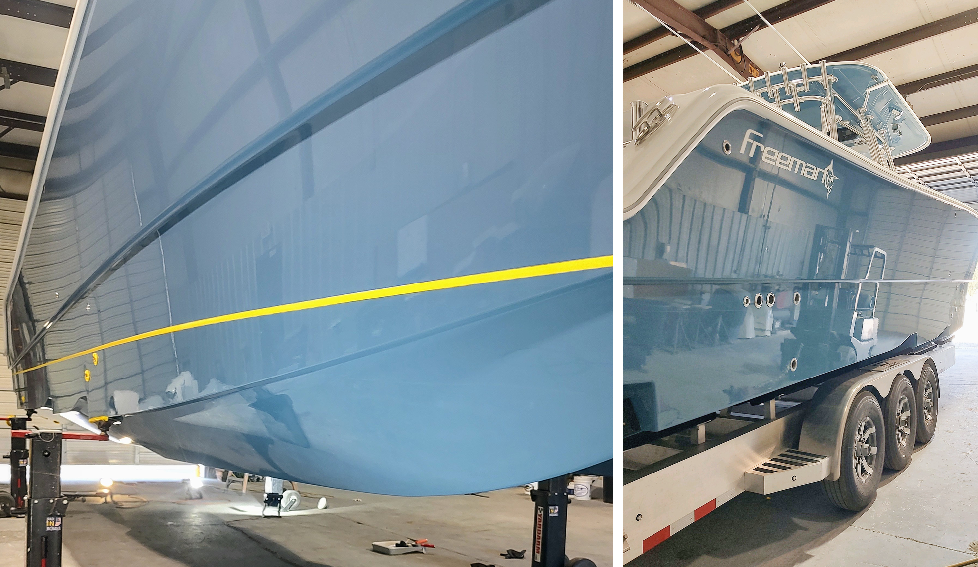 HULL PRO: UNLOCKING PERFORMANCE AND FUEL SAVINGS ON A 43' FREEMAN