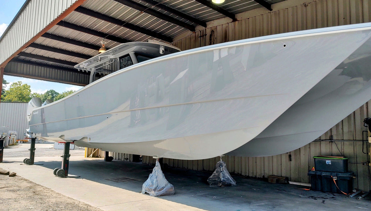 Hull Pro One HULL PRO: UNMATCHED PROTECTION ON A 43' FREEMAN – Armus Marine