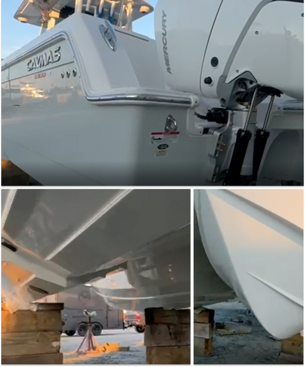 HULL PRO: OPTIMIZED HULL PROTECTION ON A 34' CAYMAS – Armus Marine